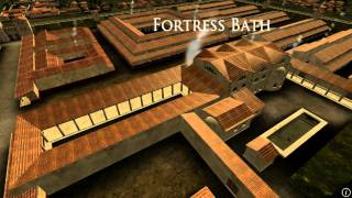 Animation of ancient Roman Fort in Caerleon Wales [upl. by Britt]