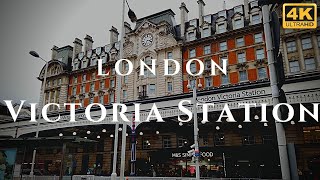 London Victoria Station Walk Through England 4K [upl. by Avron936]