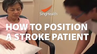 How To Position A Stroke Patient [upl. by Aiyram417]