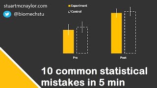 Ten Statistical Mistakes in 5 Min [upl. by Shama63]