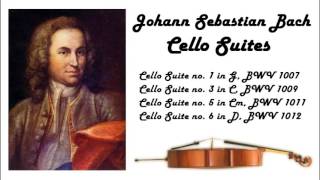 Johann Sebastian Bach  Cello suites in 432 Hz great for reading or studying [upl. by Stark354]