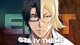 Aizen x Urahara  GTA IV Theme Edit [upl. by Yrahcaz525]